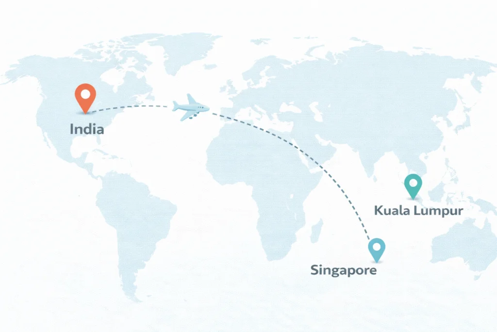 Flight Costs from India
