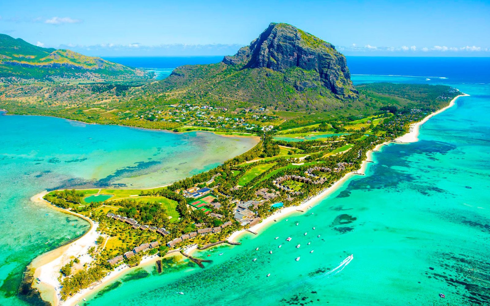 Mauritius vs maldives for honeymoon: which holiday fits you? 1 Aerial view of the Mauritius coast near Le Morne