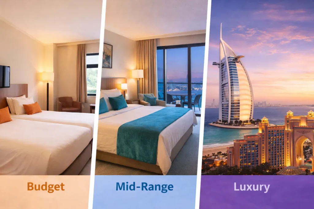 Accommodation options in Dubai – budget to luxury