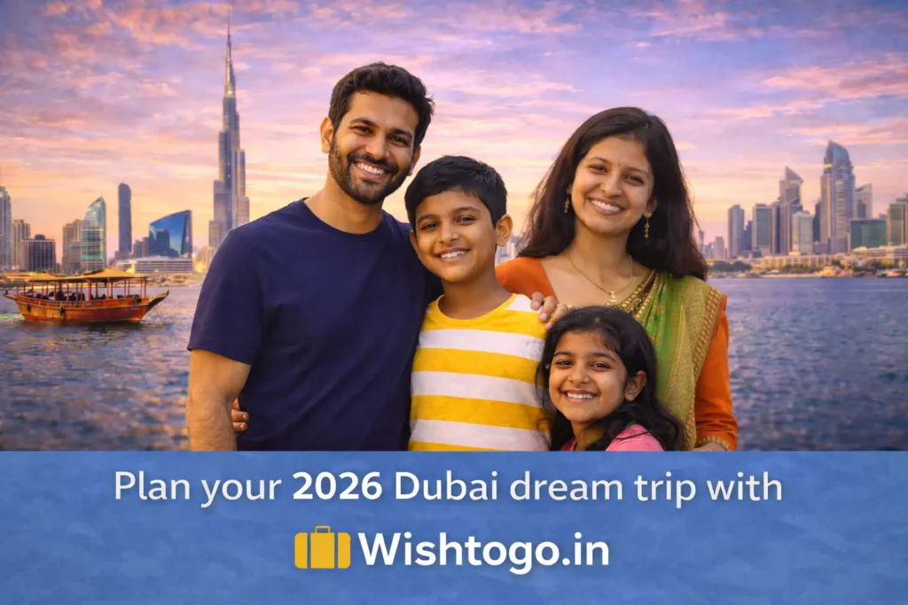 Best Dubai packages from India – Wishtogo travel experts