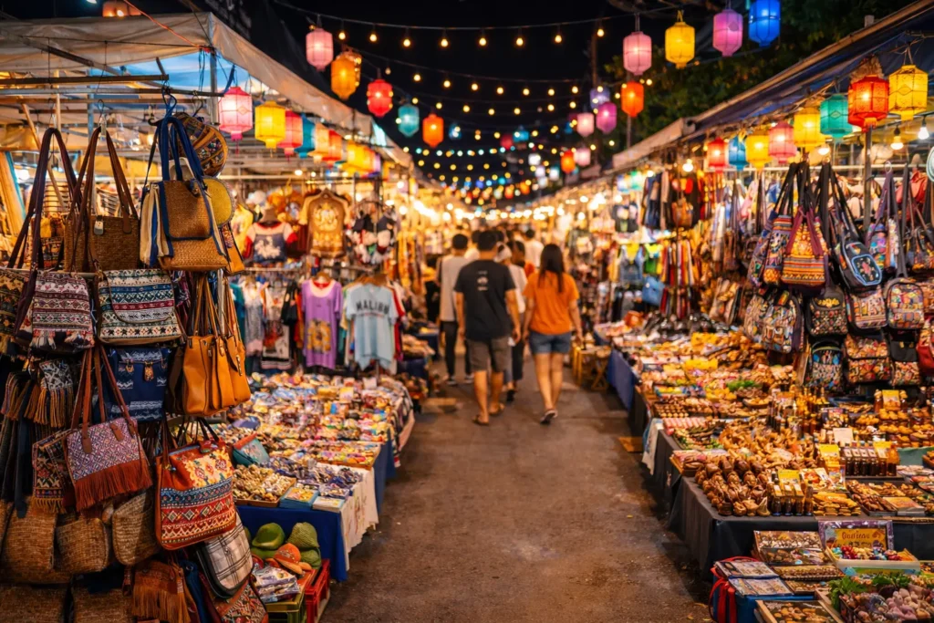 Shopping in Chatuchak Market Bangkok