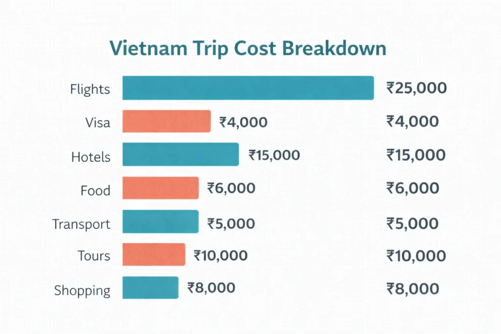 6–7 Day Vietnam Trip Cost Breakdown