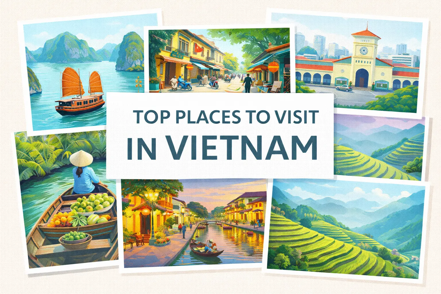 Vietnam destination highlights for planning a six-to-eight-day holiday