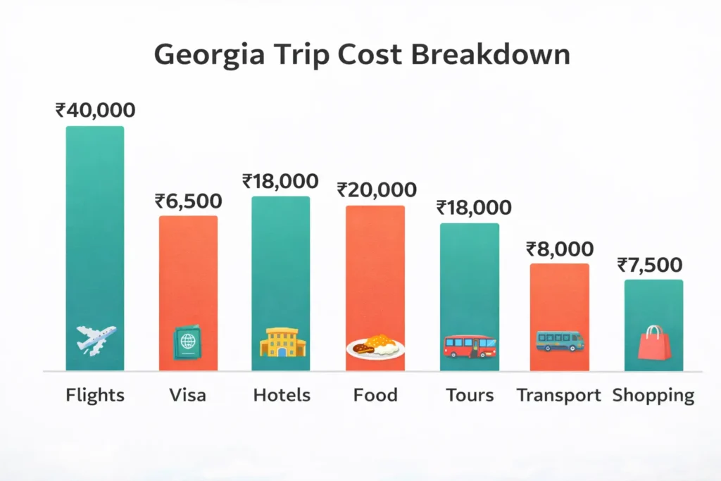 Georgia Trip Cost from India Under ₹1 Lakh