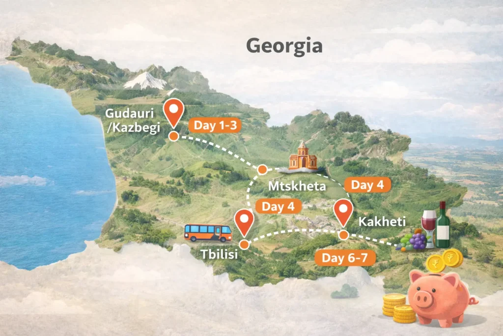 Sample Itineraries for Georgia