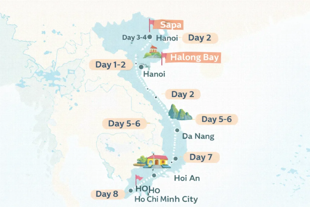 Sample Vietnam Itineraries with Approx Costs