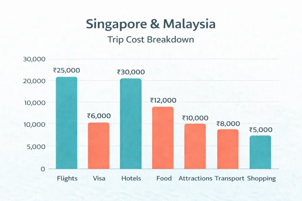 Singapore & Malaysia Trip Cost from India