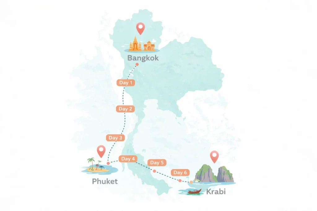 Thailand Itineraries with Approx Costs